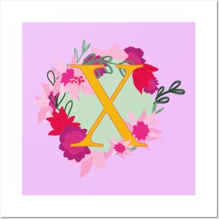 A floral gift for the special X in your life! Posters and Art